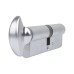 ERA 1 Star 6 Pin Kitemarked 100mm Euro Thumbturn Cylinder - 50mm Turn + 50mm - Satin Nickel