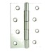 Steel Butt Door Hinge - 100 x 67mm - Bright Zinc Plated - Pair