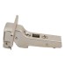 Blum CLIP Top Cabinet Hinge - 107° - Sprung - Half Overlay - Zinc Plated - Pair