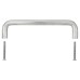 Exel 19mm D-Bar Door Pull Handle - Bolt Fix - 225mm Centres - Satin Aluminium