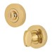 Jedo Mini Bathroom Turn & Release - 35mm Diameter - Polished Brass