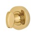 Jedo Mini Bathroom Turn & Release - 35mm Diameter - Polished Brass