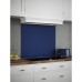 Self Adhesive Glass Kitchen Splashback - 750 x 900mm - Midnight Blue