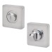 Jigtech Square Bathroom Turn & Release - 52mm Diameter - Polished Chrome