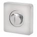 Jigtech Square Bathroom Turn & Release - 52mm Diameter - Polished Chrome