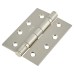 Jedo Twin Ball Bearing Steel Grade 11 Butt Fire Door Hinge - 102 x 76 x 2.7mm - Satin Nickel - Pair