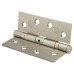Jedo Twin Ball Bearing Steel Grade 11 Butt Fire Door Hinge - 102 x 76 x 2.7mm - Satin Nickel - Pair