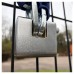 Armoured Shutter Lock - 60mm Body - 11 x 22mm Shackle - Keyed to Differ - Silver