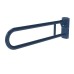 Fitzroy of London Hinged Support Grab Rail - 800 x 200mm - Stainless Steel - Blue Powder Coated