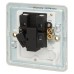 Knightsbridge 13A 1 Gang Screwless Flat Plate Unswitched Fused Spur - Matt White