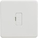 Knightsbridge 13A 1 Gang Screwless Flat Plate Unswitched Fused Spur - Matt White