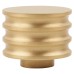 Frelan Hoxton Sturt Round Cabinet Knob - 30mm Diameter - Satin Brass