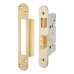 Hampstead Architectural Bathroom Lock - 65mm Case - 44mm Backset - Radius - PVD Brass