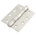 Exel Twin Ball Bearing Grade 13 Butt Fire Door Hinge - 100 x 75 x 3mm - 201 Sat Stainless - Pair