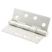 Exel Twin Ball Bearing Grade 13 Butt Fire Door Hinge - 100 x 75 x 3mm - 201 Sat Stainless - Pair