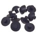 Exel Buffer - Black Rubber - Pack of 10