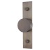 Frelan Hoxton Sturt Cabinet Knob on Fanshaw Backplate - 40mm Diameter - Dark Bronze