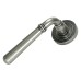 From The Anvil Pewter Door Handles on Round Art Deco Rose - Newbury Range 