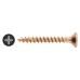 Vida All Purpose Pozi Countersunk Wood Screws - 3.5 x 30mm - Yellow Zinc - Pack of 200