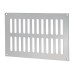 Exel Plain Slotted Vent - 229 x 152mm - 8170mm² Free Air Flow - Polished Stainless Steel