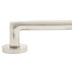 Exel Polished/Satin Nickel Door Handles on Round Rose - Harper Range 