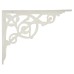 Olde Forge Vine Shelf Bracket - 245 x 195mm - White