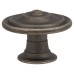 Olde Forge Alcott Round Cabinet Knob - 35mm Diameter - Antique Pewter