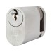 Eurospec 5 Pin 45mm Oval Single Cylinder - 35 + 10mm - Satin Chrome - Keyed to Differ