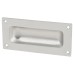 Exel Rectangular Flush Cabinet Pull Handle - 90 x 43mm - Satin Aluminium