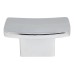 Carlisle Brass FingerTip Design Concave Square Cabinet Knob - 44 x 44mm - Polished Chrome