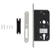 Arrone AR912 DIN Deadlock - 88mm Case - 60mm Backset - Radius - Satin Stainless Steel