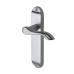 M Marcus Satin Chrome Scroll Latch Door Handle - Aurora Range - 183 x 42mm