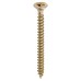 TIMCO Solo Chippy Pozi Countersunk Wood Screws - 6.0 x 70mm - Yellow Zinc - Pack of 200
