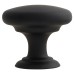 Crofts & Assinder Monmouth Round Cabinet Knob - 32mm Diameter - Matt Black
