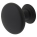 Crofts & Assinder Monmouth Round Cabinet Knob - 32mm Diameter - Matt Black