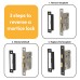 Bathroom Lock - 63mm Case - 44mm Backset - Matt Black