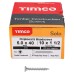 TIMCO Solo Chippy Pozi Countersunk Wood Screws - 5.0 x 40mm - Zinc Plated - Pack of 200