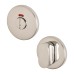 Exel Bathroom Turn & Release - Suit 5mm Spindle - 53mm Diameter - Polished Stainless Steel