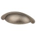 Exel Chest Drawer Cabinet Cup Handle - 64mm Centres - Pewter
