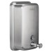 Metlex Kepler Wall Mounted Narrow Soap Dispenser - 124 x 120 x 124mm - Brushed Stainless Steel 