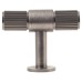 Carlisle Brass Lines 13mm T-Bar Cabinet Knob - 50 x 40mm - Anthracite Grey