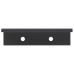 Exel Serva Lipped Edge Cabinet Pull Handle - 64mm Centres - Black