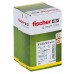 Fischer N Hammerfix with Countersunk Head - 6 x 50mm - Green & Galvanized - Pack of 45