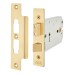UNION 2026 Horizontal Bathroom Lock - 149mm Case - 51-127mm Backset - Polished Brass