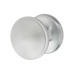 Heritage Brass by M Marcus Round Centre Door Knob - 81mm Rose Diameter - Satin Chrome