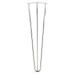 Exel Hairpin Leg - 3 Pin - 500mm Height - Chrome - Pair