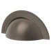 Crofts & Assinder Monmouth Cabinet Cup Handle - 64mm Centres - Black Nickel