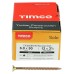 TIMCO Solo Chippy Pozi Countersunk Wood Screws - 6.0 x 90mm - Yellow Zinc - Pack of 100