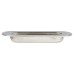 Exel Oval Flush Cabinet Pull Handle - 120 x 40mm - Polished Stainless Steel