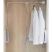 Emuca Pull Down Wardrobe Rail Lift - 450-600mm - Max Weight 12kg - Chrome
